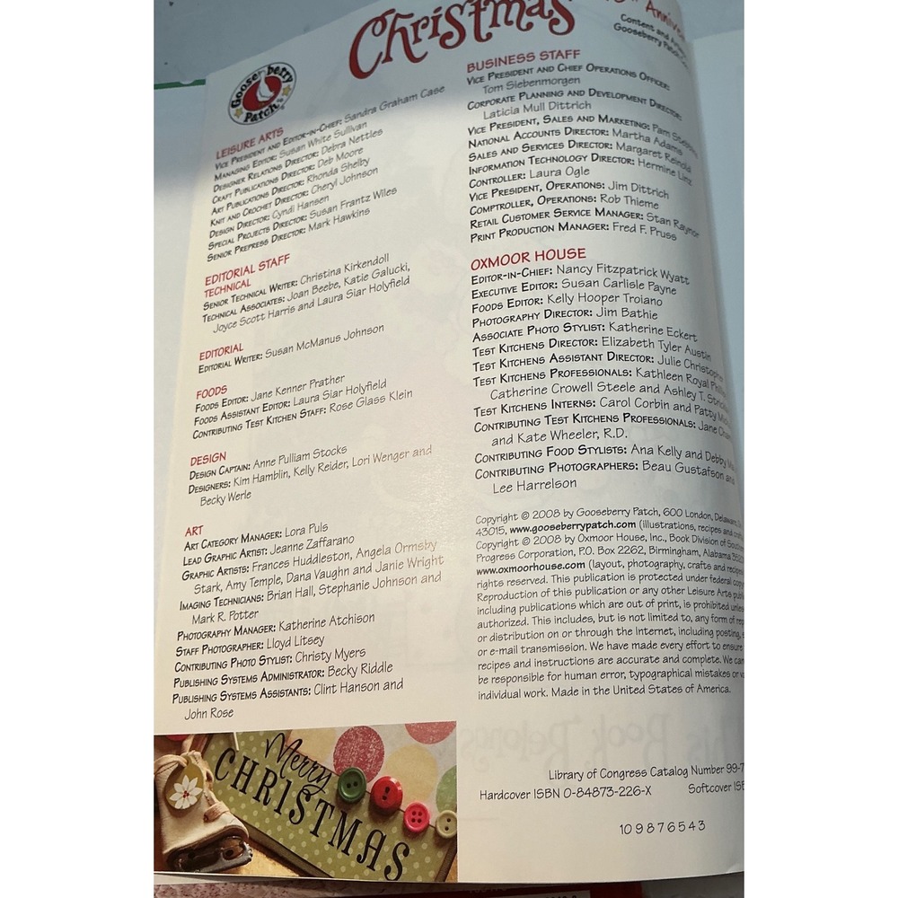 Gooseberry Patch Vintage Y2K Christmas Cookbook Lot Holiday Recipes Crafts Lot 6 - Picture 6 of 16
